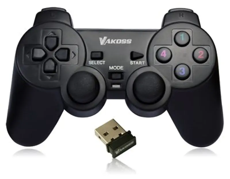 Vakoss GP-3925BK Spēļu kontrolieris Melns RF