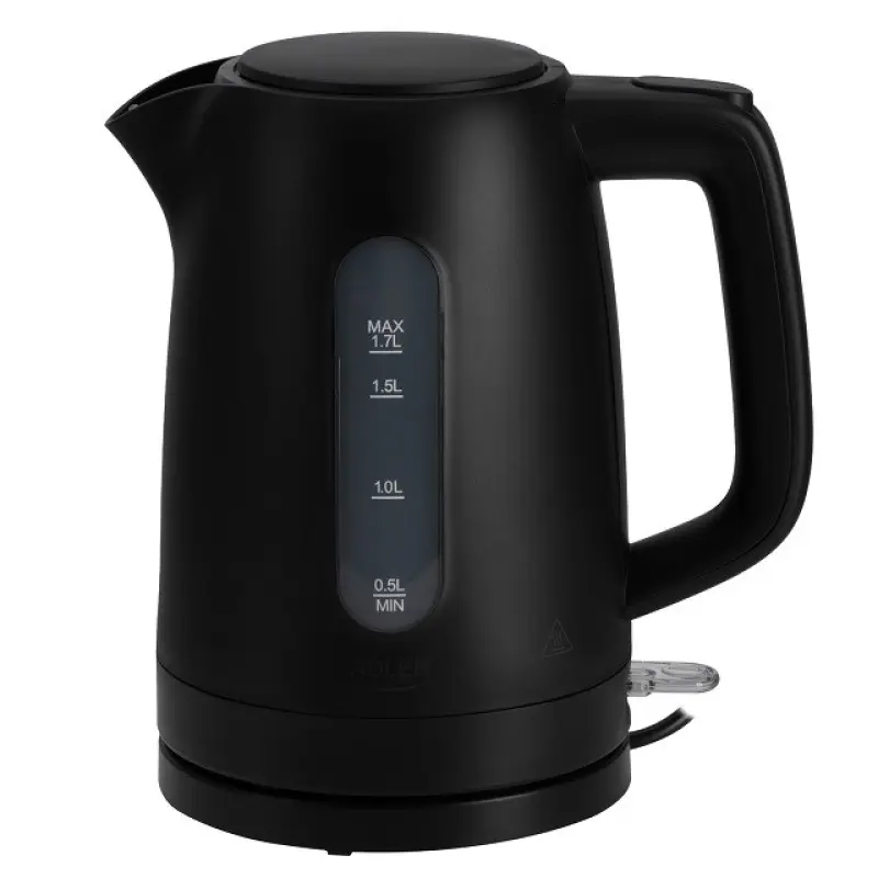 ADLER AD 1379B melna elektriskā tējkanna