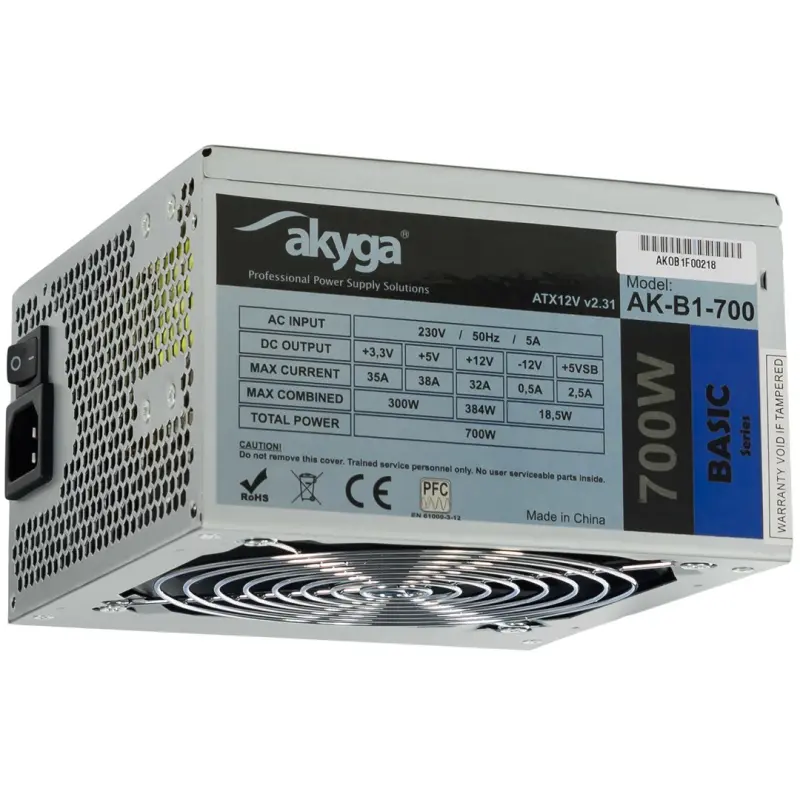 Akyga AK-B1-700 barošanas bloks 700 W