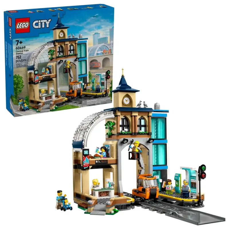 LEGO CITY 60469 Centrālā Dzelzceļa Stacija