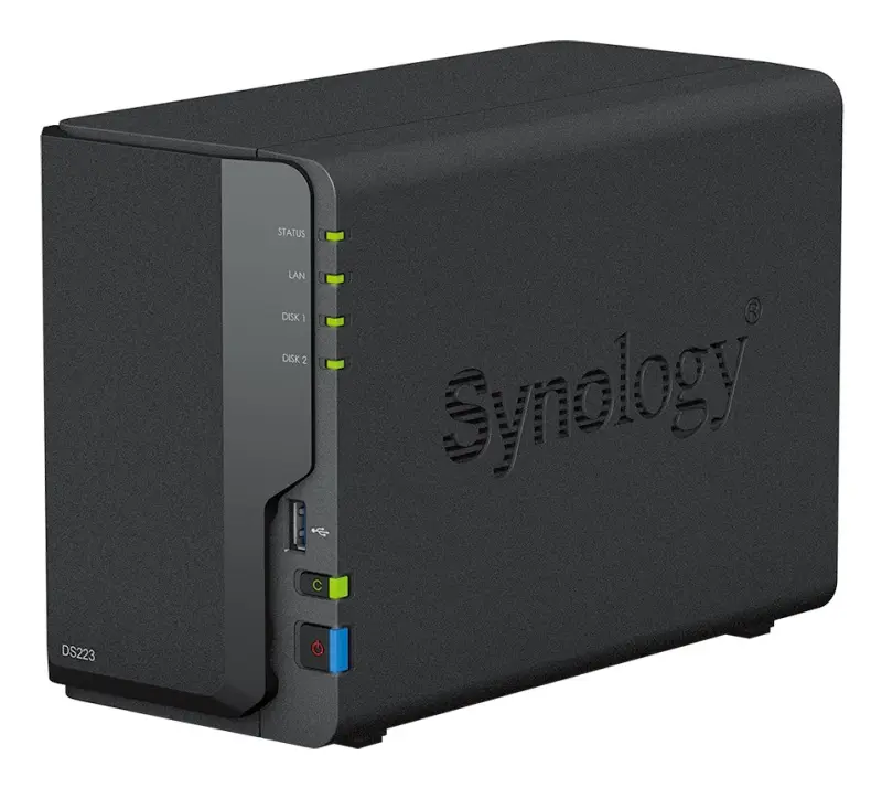 Synology DiskStation DS223 NAS/uzglabāšanas serveris Galddatoram
