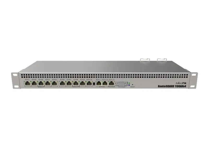 Mikrotik RB1100AHx4 vadu maršrutētājs ar Gigabit