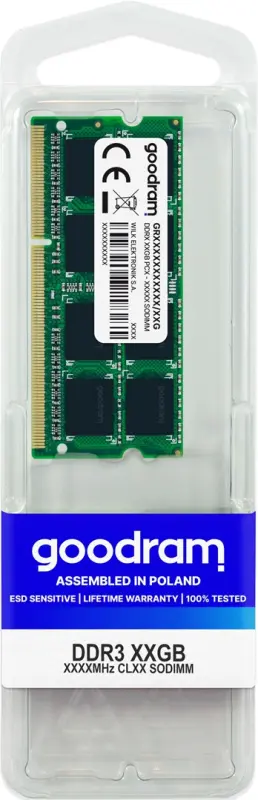 Goodram GR1600S364L11/8G atmiņas modulis 8 GB