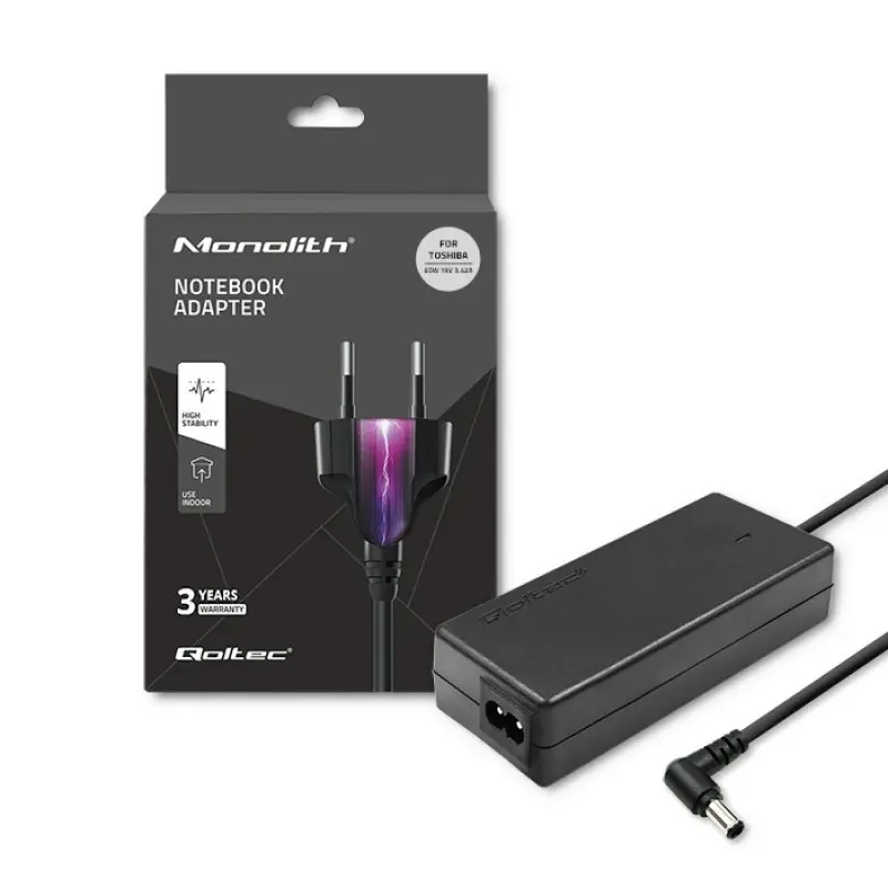 Qoltec 50073.65W barošanas adapteris/inverters Indoor