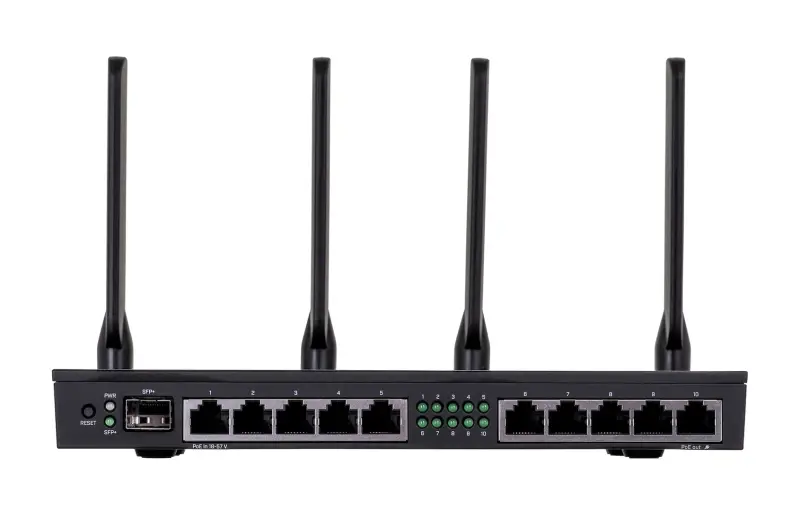 Mikrotik RB4011iGS+5HacQ2HnD-IN bezvadu maršrutētājs Gigabit Ethernet