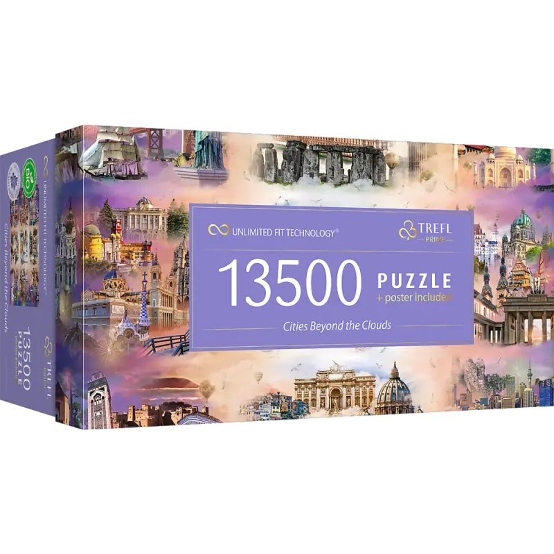TREFL Prime Puzzle Pilsētas, 13500 gab