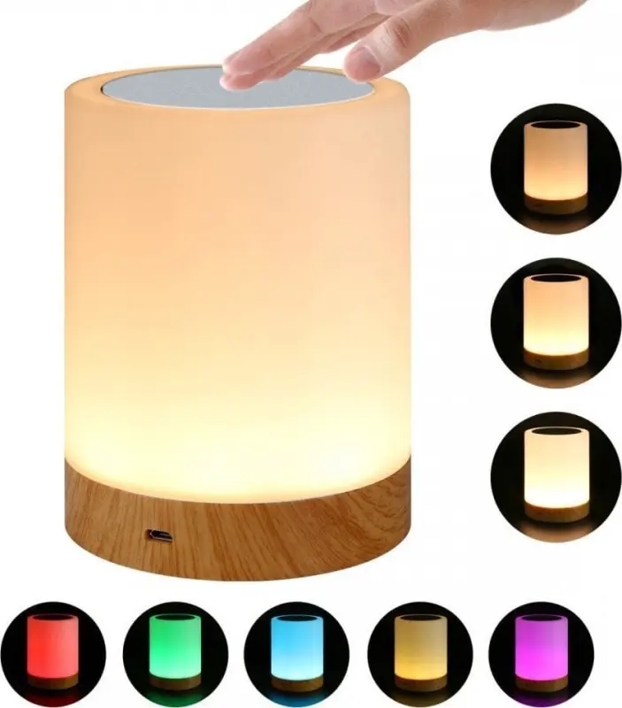 Techly galda lampa - Bezvadu RGB