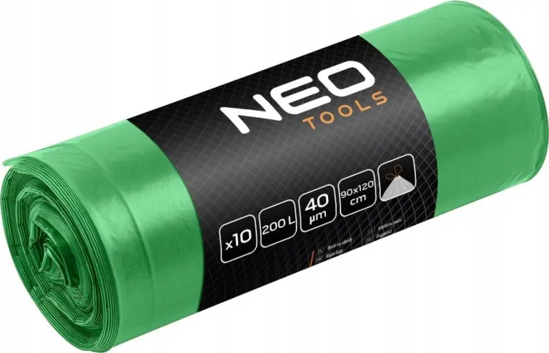 Neo dārza atkritumu maisi 120L, iepakojumā