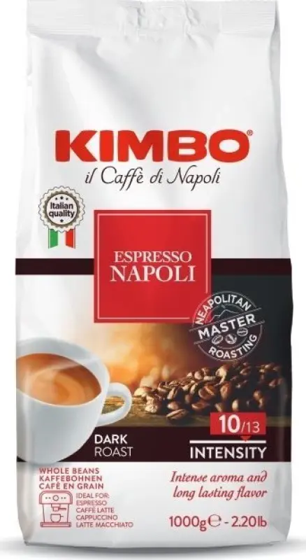Kimbo Espresso Napoletano Veselās Kafijas pupiņas