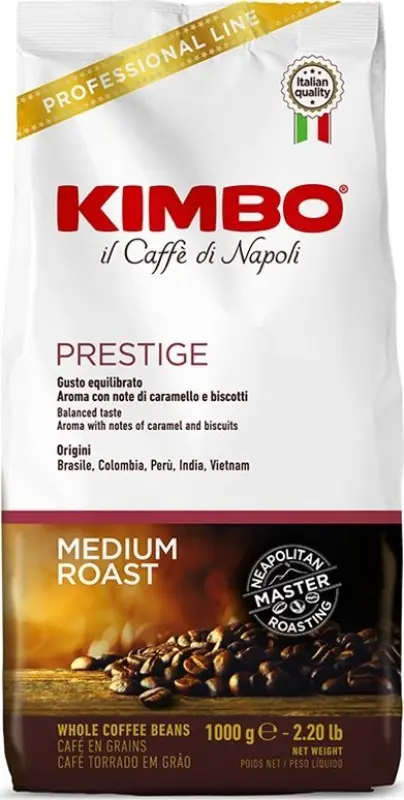 Kimbo Prestige Veseli Kafijas pupiņas 1