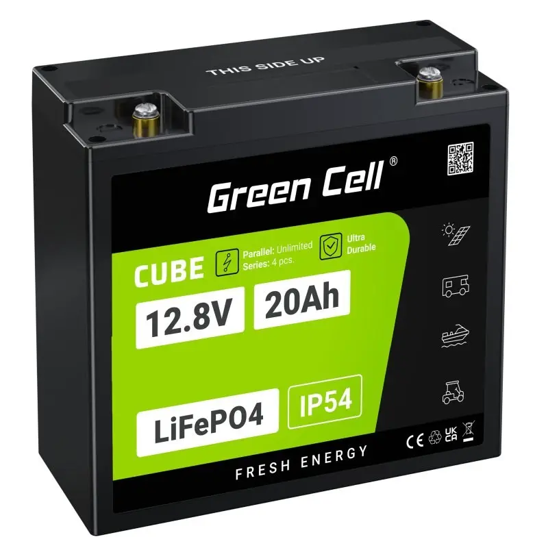 Green Cell LFPGC12V20AH UPS akumulators Lithium-želējs-fosfāts