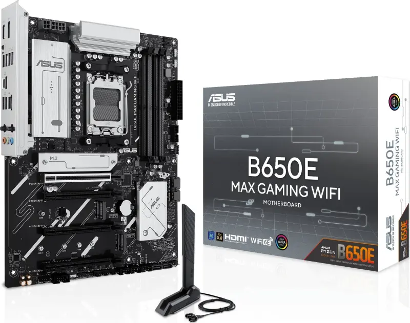 Asus B650E MAX GAMING WiFi Māteside