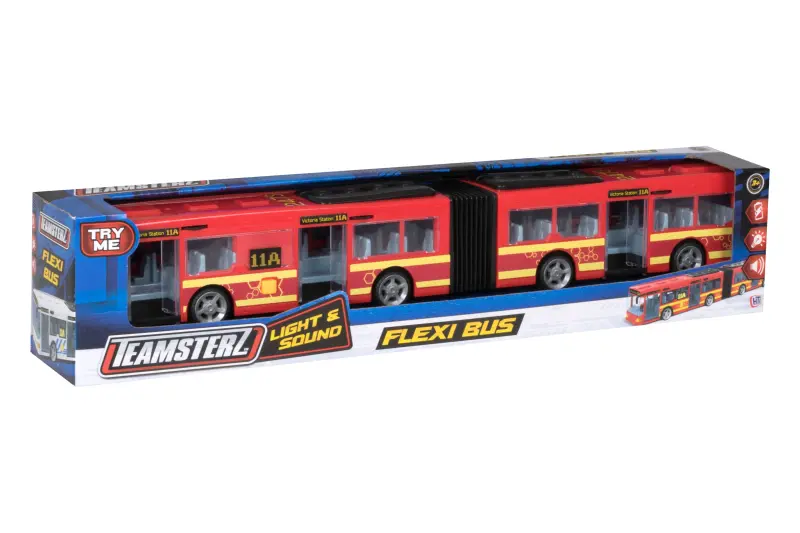HTI TEAMSTERZ Flexi autobuss ar gaismu