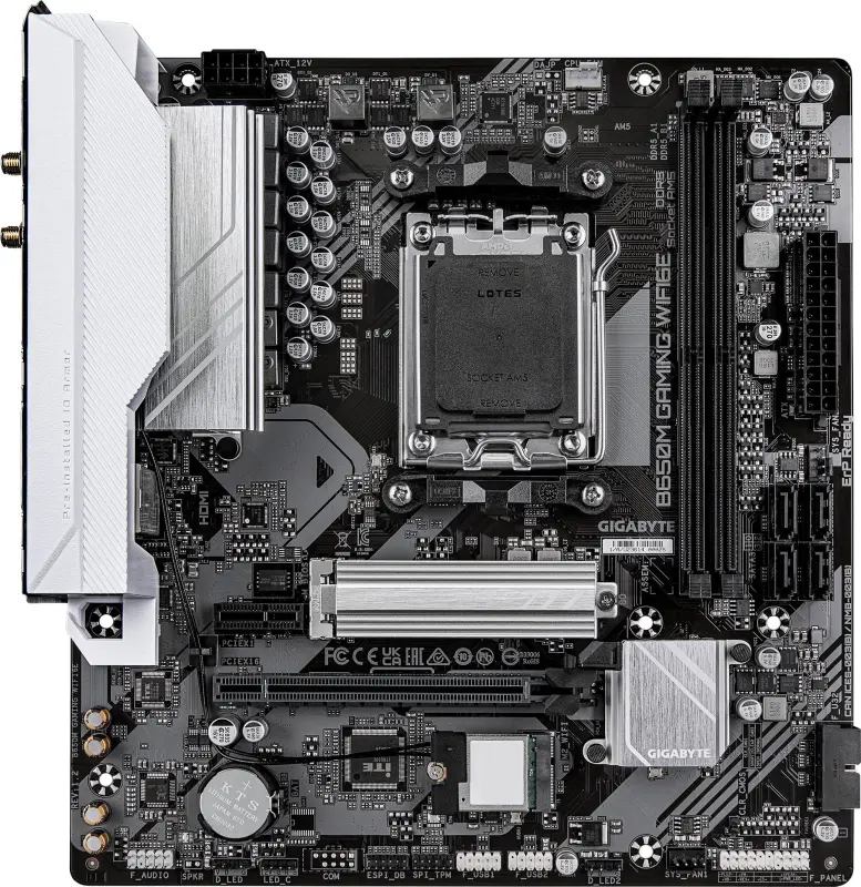 Gigabyte B650M GAMING WIFI6E Mātesplate -