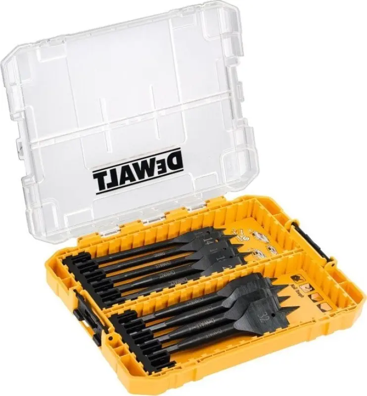 DeWalt koka dēlīšu urbju komplekts 12-32mm