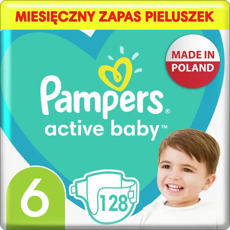 Pampers Active Baby autiņbiksītes, 6. izmērs