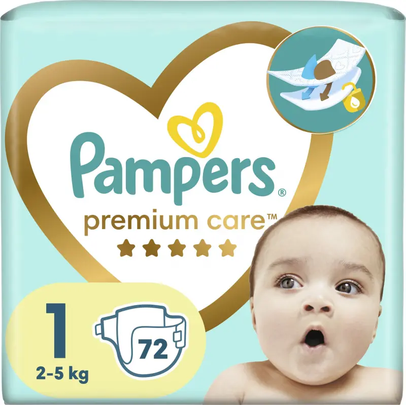 Pampers Premium Care autiņbiksītes 1, 2-5