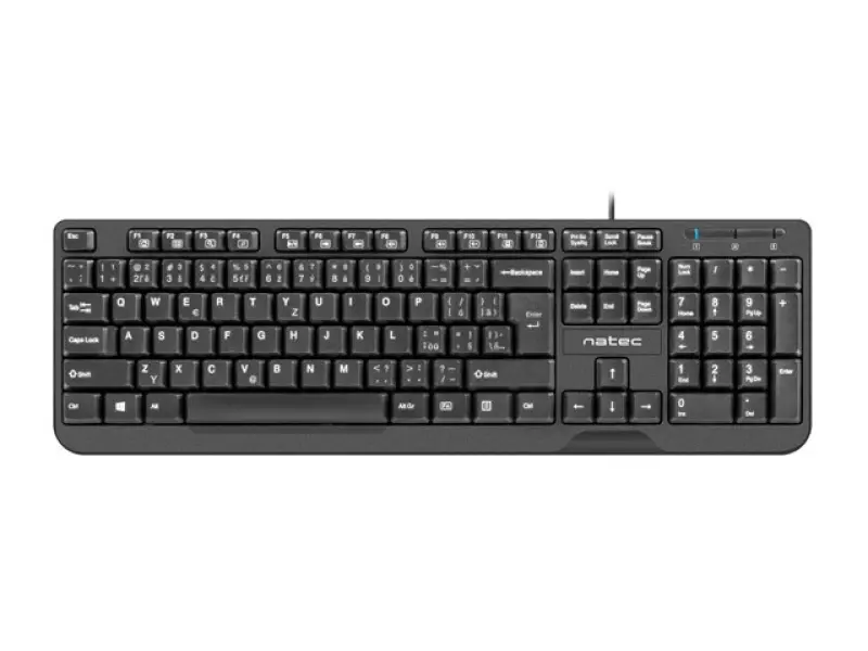 NATEC KEYBOARD TROUT SLIM USB, CZ/SK