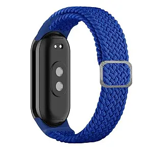 iLike Universal Mi Band 8 wristband bracele Braided fabric strap Blue