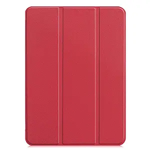 iLike Galaxy Tab A9 / A11 8.7 X110 Tri-Fold Eco-Leather Stand Case Coral Pink