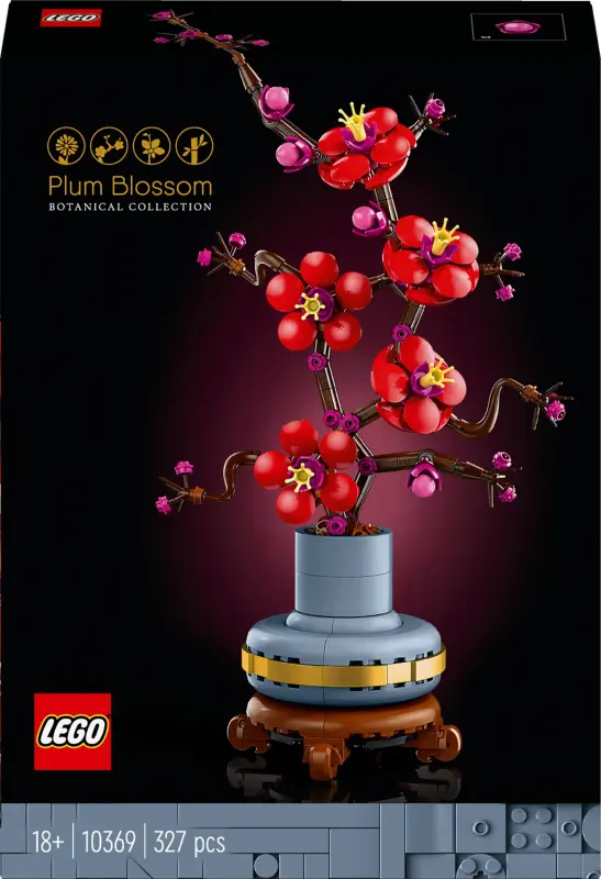 LEGO ICONS Flowers Plūmiju zieda pušķis