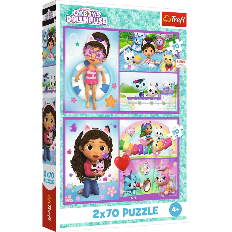 TREFL GABBY´S DOLLHOUSE Pužļu komplekts Spēlējies