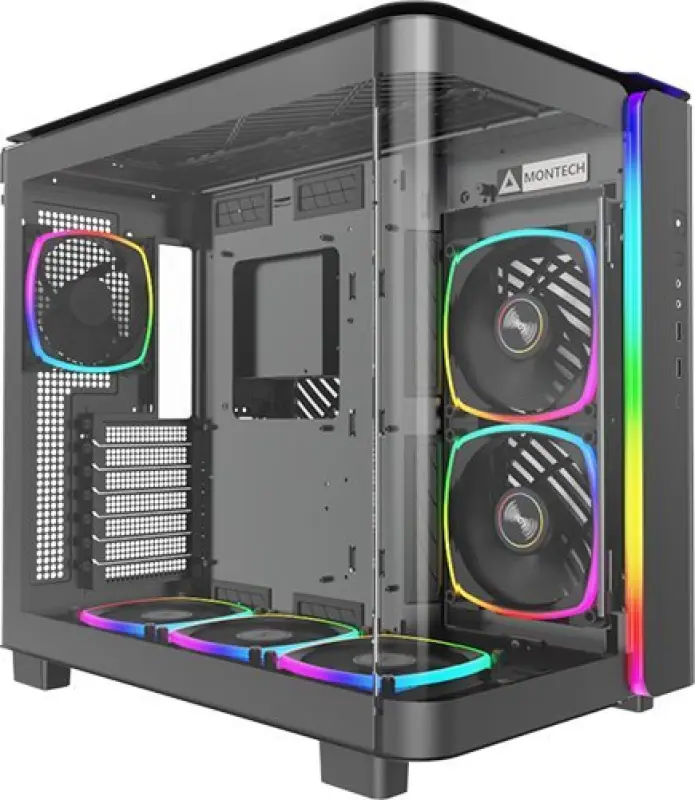 Montech King 95 Pro ARGB Melna