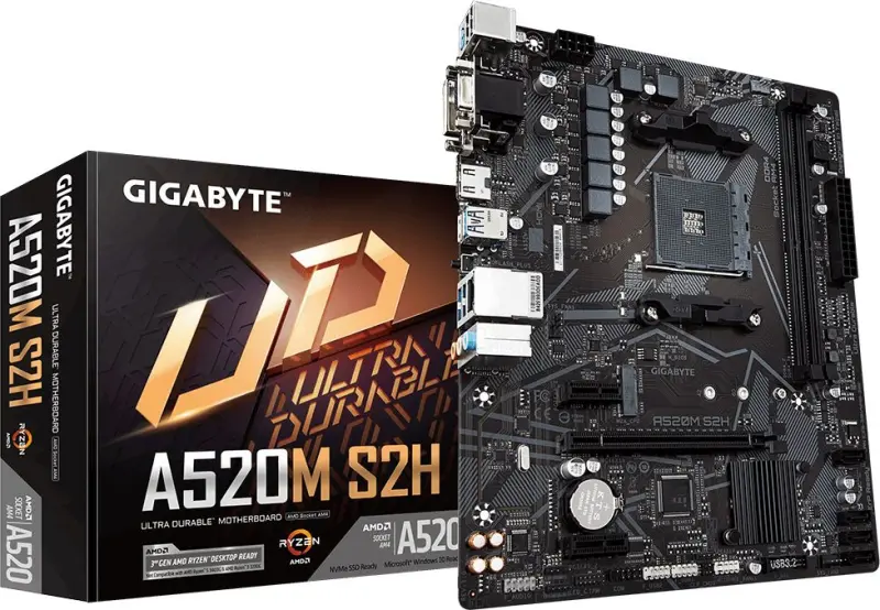 Gigabyte A520M S2H Mātesplate - A520M