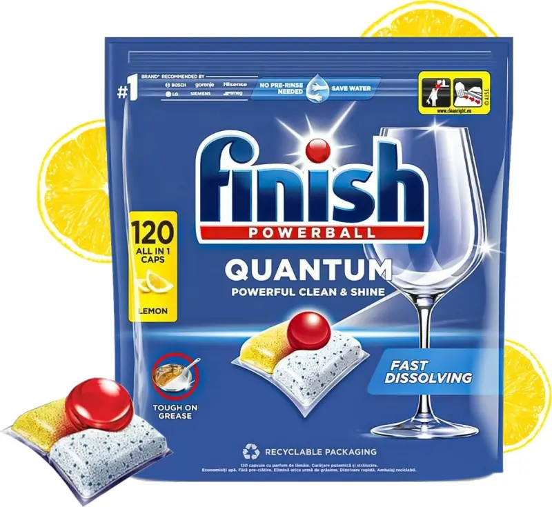 FINISH Beigšanas trauku mazgājamās mašīnas tabletes