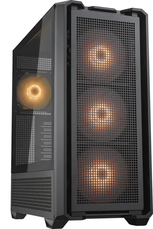Cougar MX600 ARGB Melna Datoru Kaste
