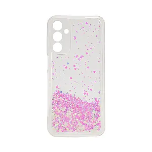 iLike Samsung Galaxy A15 Silicone Case Water Glitter Light Pink