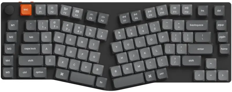 Keychron K15 Max Alice izkārtojums ar
