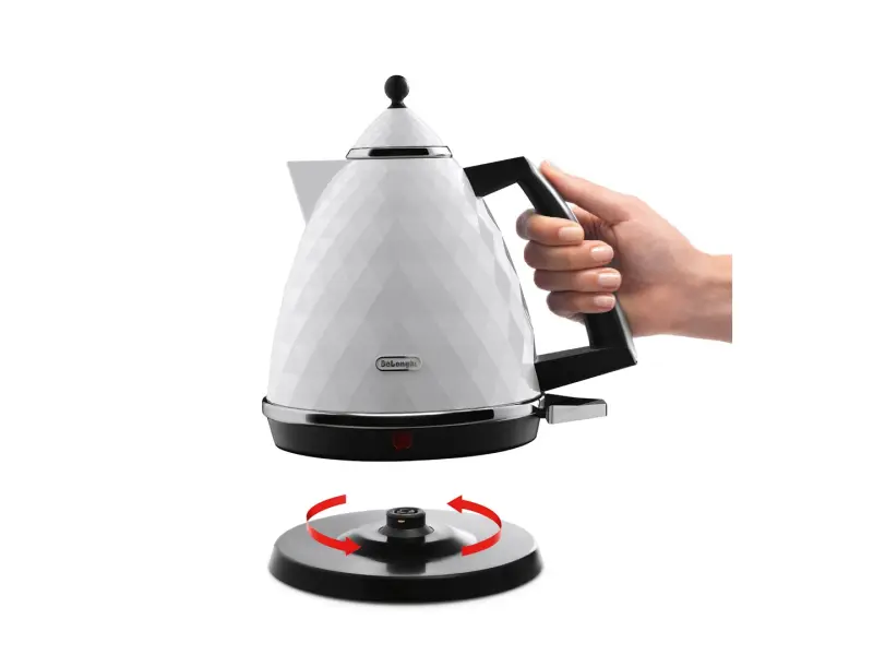 DeLonghi KBJ2001.W Balts Elektriskais tējkanna