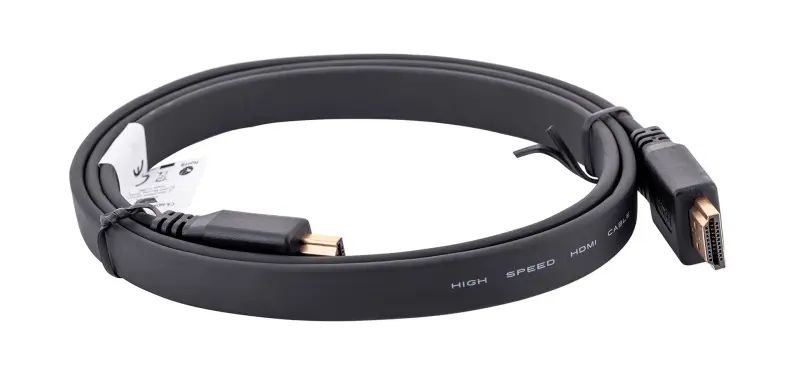 Lanberg CA-HDMI-21CU-0010-BK HDMI kabelis 1 m
