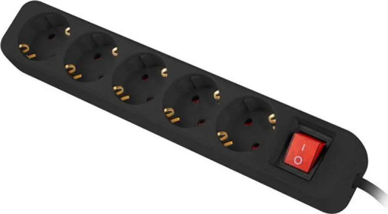Lanberg Strāvas padeve PS1-05F, 5 kontaktligzdas
