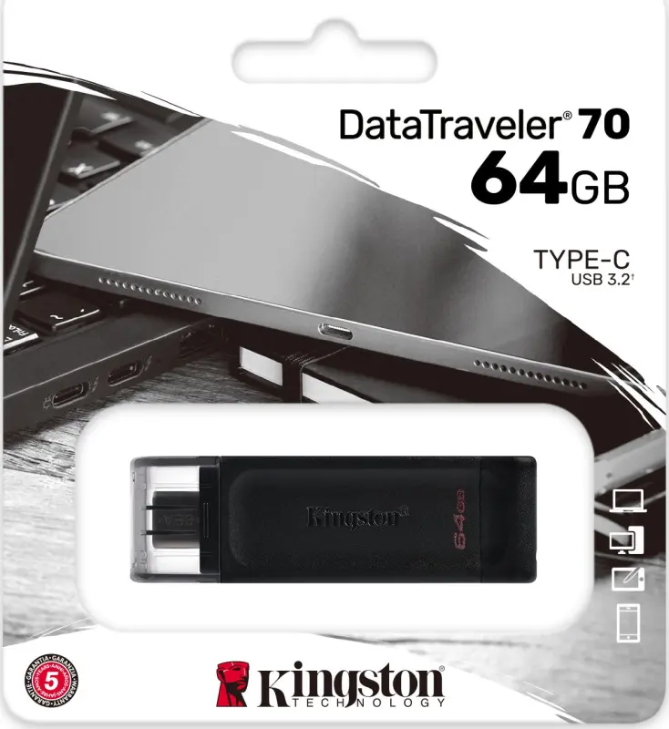 Kingston DataTraveler 70 USB zibatmiņas disks