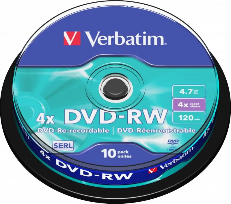 Verbatim 4,7 GB DVD-RW 4x