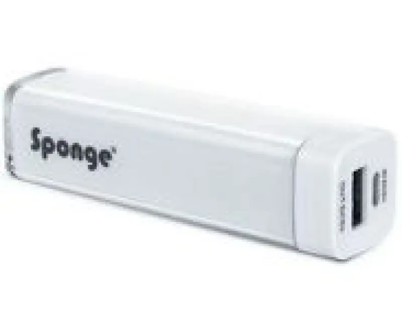 Sponge Power Bank 2600 mAh White