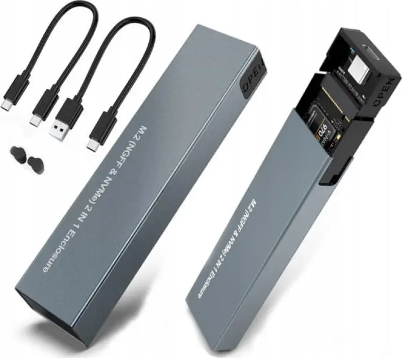 Zenwire M.2 NVMe/SATA korpuss -