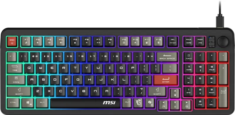 MSI Forge GK110 Mehāniskā tastatūra (Forge
