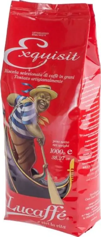 Lucaffe Exquisit Veselās kafijas pupiņas 1