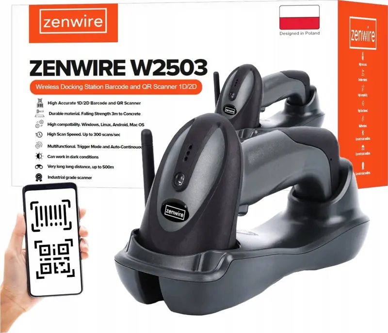 Zenwire Barcode Skeneris - 1D un