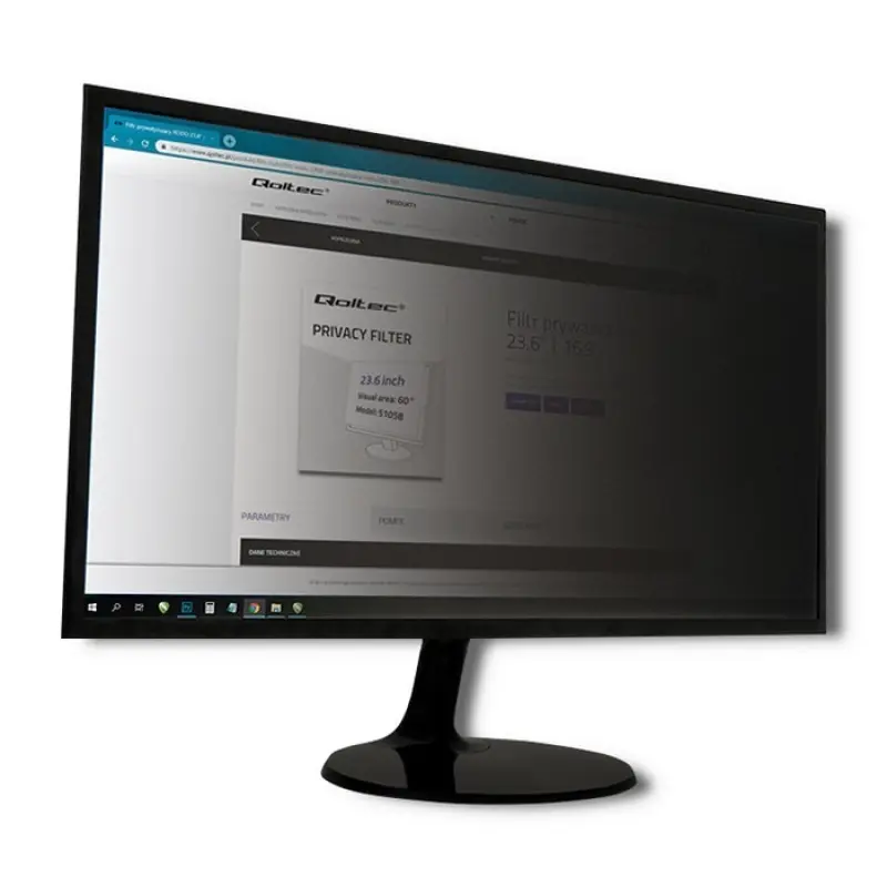 Qoltec 24" (16:9) RODO ekrāns -
