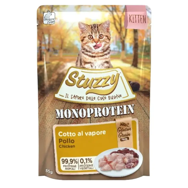 STUZZY Monoprotein Kucēniem ar vistas gaļu