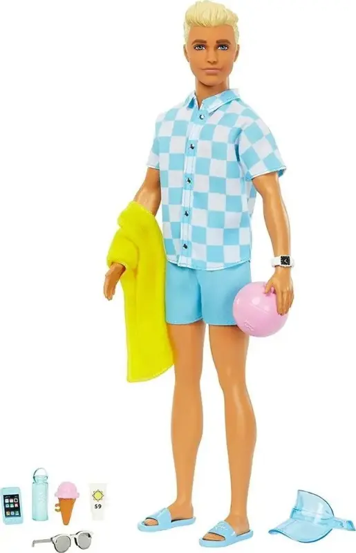 Barbie un Ken Pludmales spēļu komplekts
