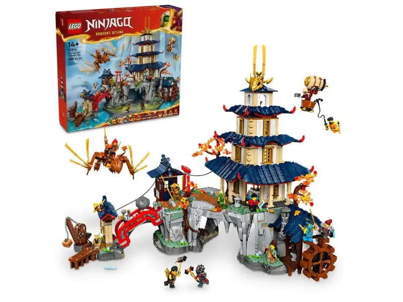 LEGO NINJAGO 71814 Tūres Temples pilsēta