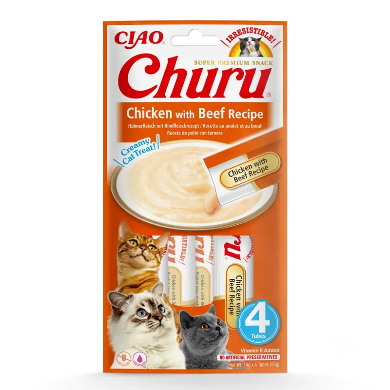 INABA Churu Vistas Gaļas ar Liellopu