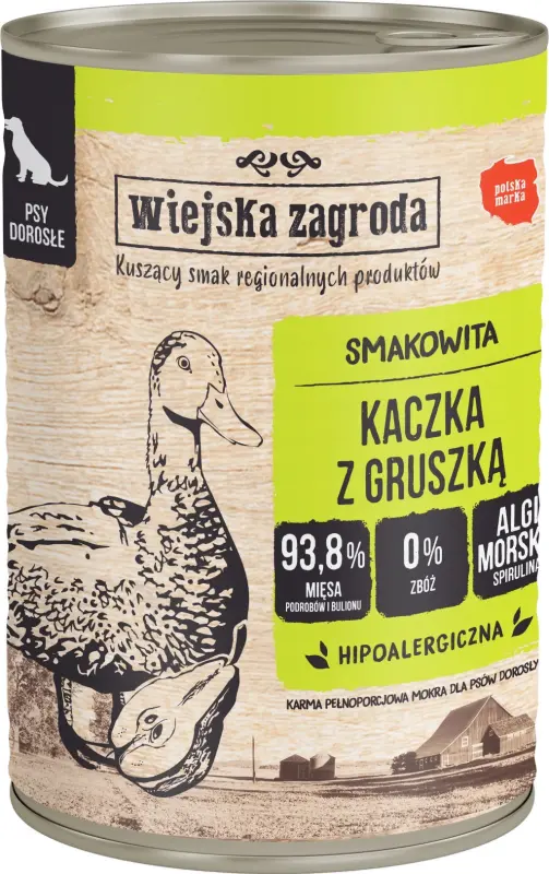 Wiejska Zagroda Mēslas suņu barība ar