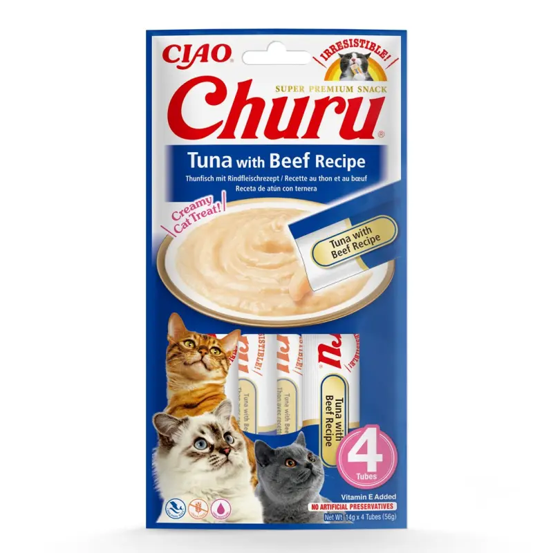 INABA Churu Tunča ar liellopu gaļu