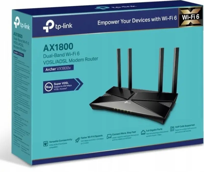 TP-Link Archer VX1800v EasyMesh WiFi 6